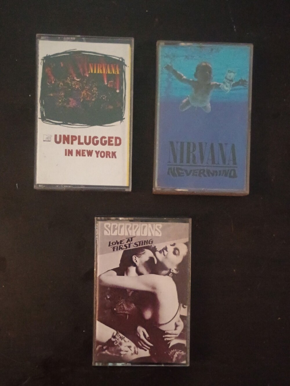 NIRVANA Cassette Tape Set — Blue, White, Black